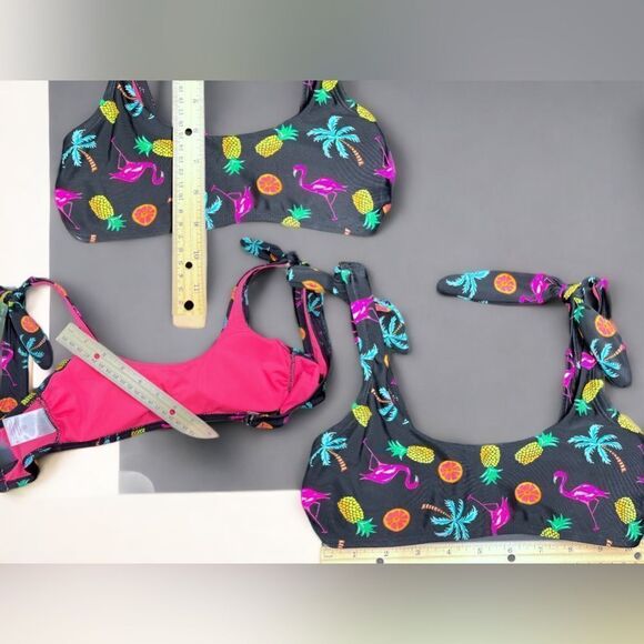 Xhilaration l Bikini, Bathing suit top Top Tie, Hook Back l Black l XS l EUC - Picture 4 of 10